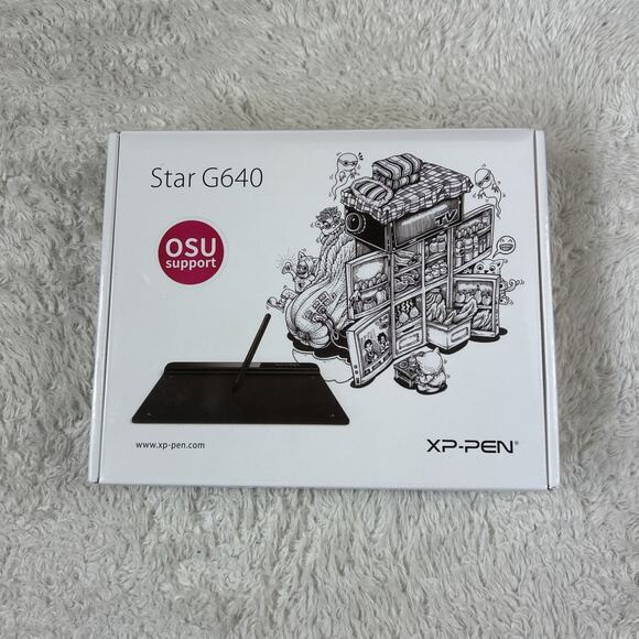 Xp-Pen Star G640 6" x 4 " OSU Ultrathin Drawing Tablet - Picture 1 of 5